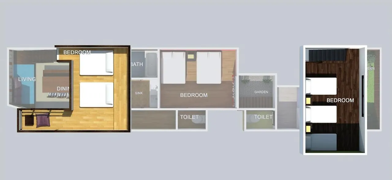 Shiki Homes Tsuru Kame كيوتو بيت للعطل